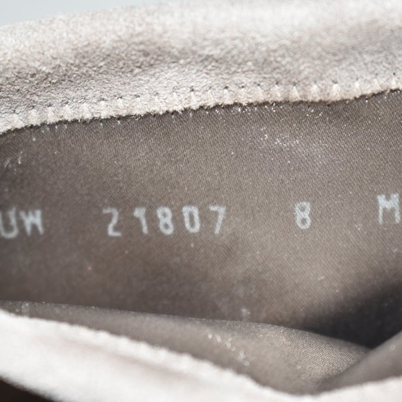 STUART WEITZMAN GLOVE BOOTIE SOCK BEIGE NUDE HIGHLAND SUEDE 8 (P17) - Picture 10 of 10